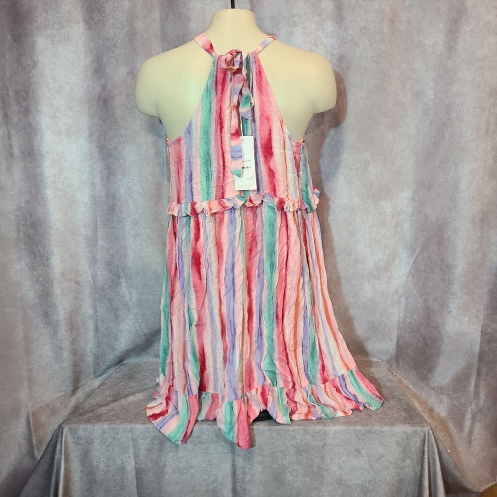 Lush Multi Color Dress Size Small - Picture 3 of 5
